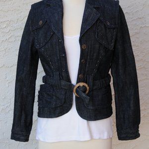 Earl Ratenburg Belted Denim Jacket